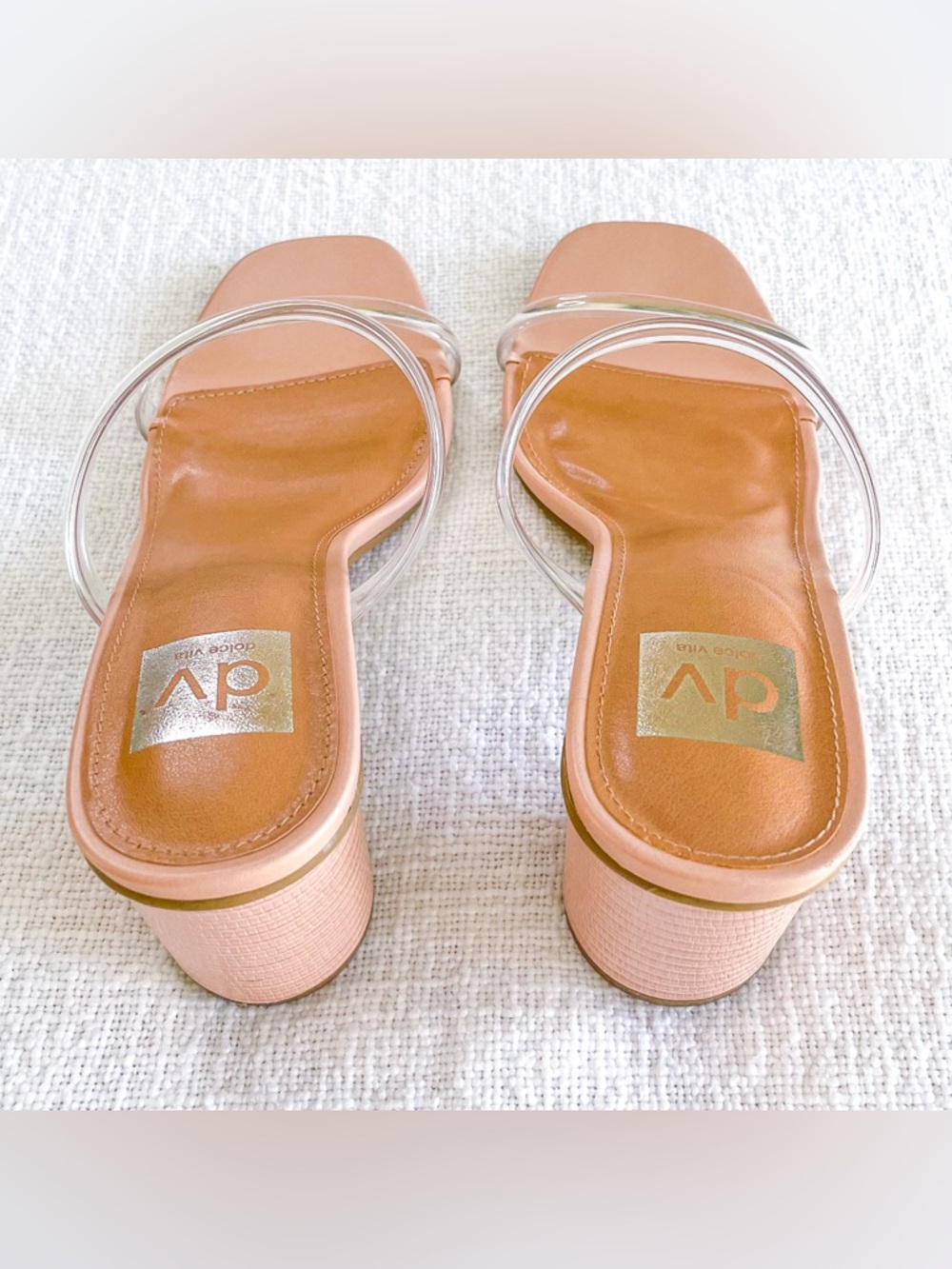 Dolce Vita neutral strappy heels. - Picture 10 of 13